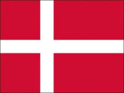 À quel pays appartient le drapeau avec la croix scandinave, qui ne contient pas de bleu ?