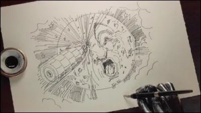 Cette image est tirée du film "Hugo Cabret".