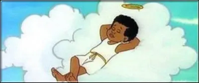 Quel est le titre de ce dessin animé dans lequel un petit ange est renvoyé sur Terre pour aider les enfants qui ont des problèmes ?