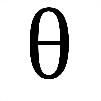 Ce symbole représente une lettre grecque, laquelle ?