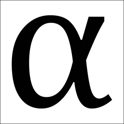 Ce symbole représente une lettre grecque, laquelle ?