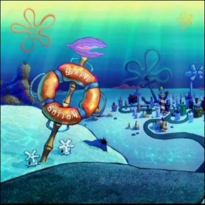 Quel personnage de dessin anim&eacute; vit dans la ville de Bikini Bottom ?