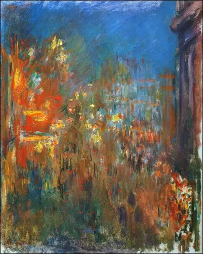 Qui a peint "Leicester square la nuit" ?