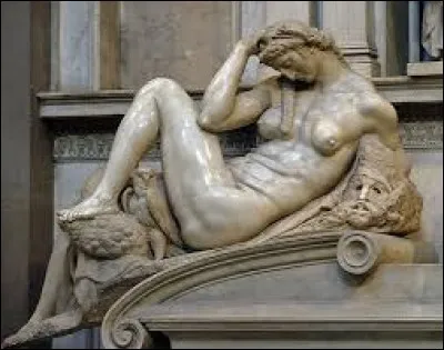 C'est une statue en marbre réalisée par Michel-Ange.