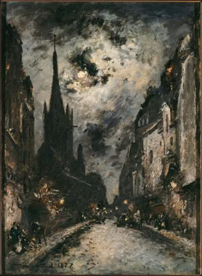 Qui a peint " La rue saint Séverin, la nuit" en 1887 ?