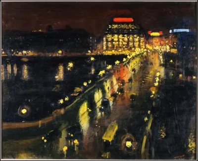 Qui a peint, en 1935, "Le pont neuf la nuit" ?