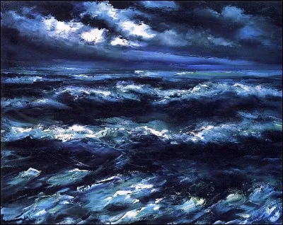 Quel peintre du XXe siècle est l'auteur de "La mer, la nuit" ?