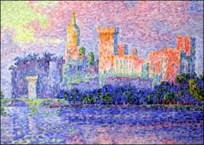 Qui a peint "Le palais des papes" ?