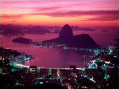 Direction Brazil et la ville hôte des Jeux olympiques d'été 2016.