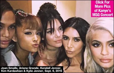 Les Kardashian & Ariana Grande s'entendent très bien ! Sur l'Instagram de quel compte est sorti cette photo ?