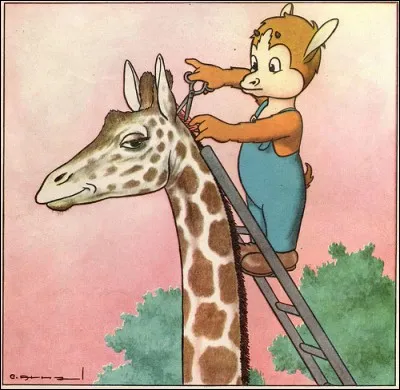 Que signifie l'expression "peigner la girafe" ?