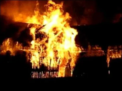 Dans quelle série une fille devient-elle aveugle à cause d'une grange qui prend feu ?