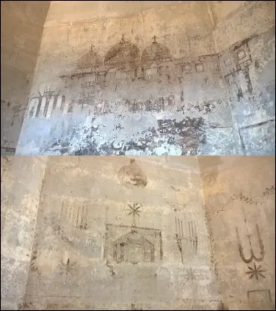 &Agrave; la fin du Moyen &Acirc;ge, plus personne ne vit dans le donjon... mis &agrave; part des prisonniers, durant cinq si&egrave;cles. Un artiste enferm&eacute; dessine sur les murs. Que figure-t-il ?