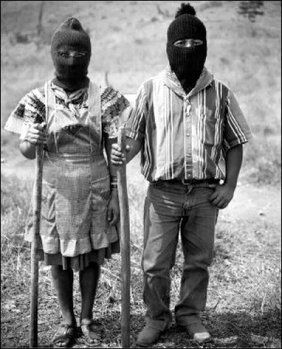 Quel groupe révolutionnaire mexicain composé en majorité de Mayas s'inspire au quotidien des idées organisationnelles anarchistes ?