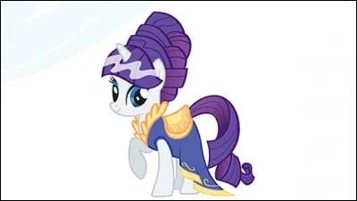 De quelle couleur, la pouliche nommée Diamond Tiara est-elle ?