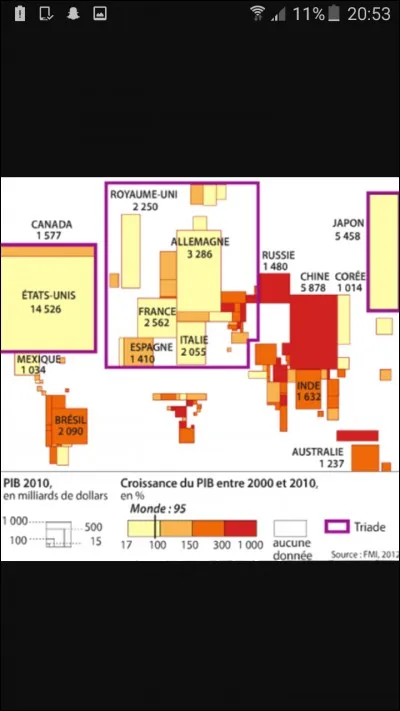 Critique cette représentation cartographique.
Cette carte apporte-t-elle des éléments d'explication ?