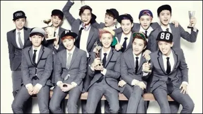 Je suis le maknae (le plus petit) du groupe :