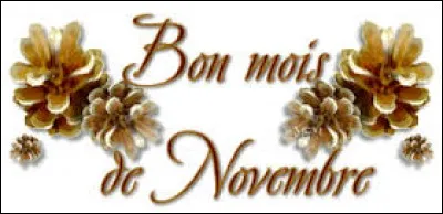 Combien y a-t-il de jours fériés au mois de novembre ?