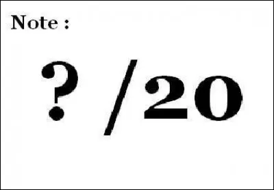 Comme moyenne, tu as :