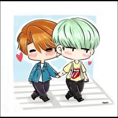 Dans quel MV Suga a les cheveux verts ?