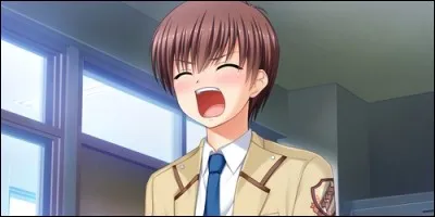 Quel personnage de "Angel Beats !", qui a souvent peur et qui est de nature maladroite, est un peu le petit frère de tout le monde ?