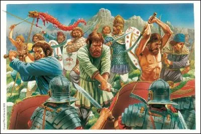 Peuple d'Europe centrale sur la rive gauche du Danube ayant atteint un très haut niveau de civilisation. Quand les Romains apprirent leur existence, ils leur déclarèrent une guerre impitoyable. Qui sont-ils ?