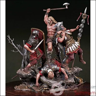 Qui est ce puissant peuple de terribles guerriers d'Outre-Rhin, affrontant régulièrement les légions romaines ?