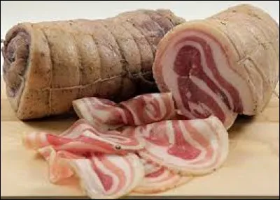 Cette charcuterie est d'origine italienne, il s'agit de...