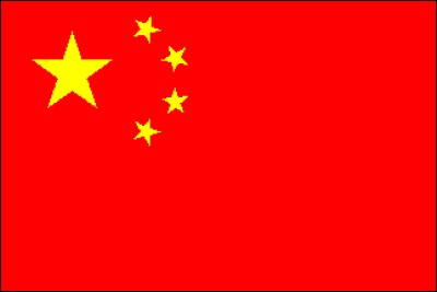Que représente le rouge du drapeau chinois ?