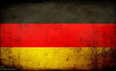 Quelles sont les couleurs du drapeau allemand ?