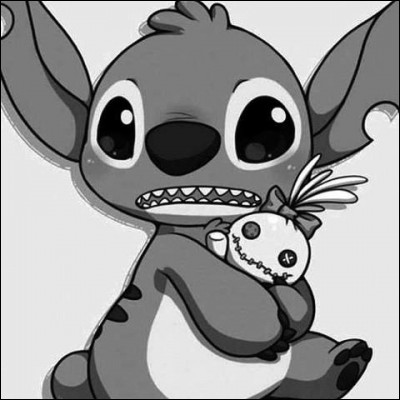 Dans le dessin animé "Lilo et Stitch", de quelle couleur est Stitch, l'ami de la petite fille ?