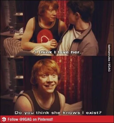 La déclaration d'amour...