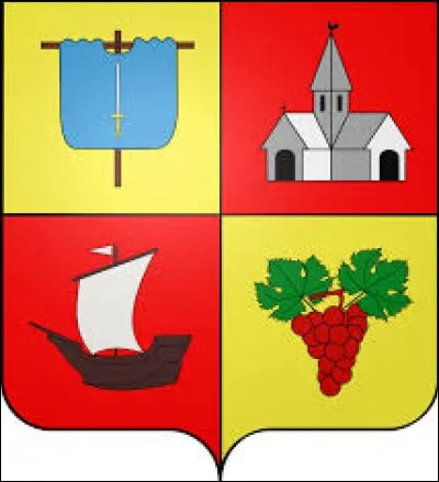 Nous continuons avec le blason de Brem-sur-Mer. Commune établie sur la Côte de Lumière, elle se trouve en région ...