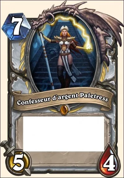 Que fait la carte "confesseur d'argent Paletress" ?