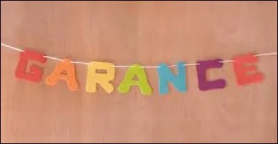 Quelle est la signification du prénom "Garance" ?