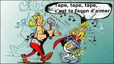 Qui interprétait la chanson reprise par Assurancetourix ?