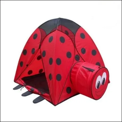 Tu peux jouer à l'intérieur de cette coccinelle originale car c'est...