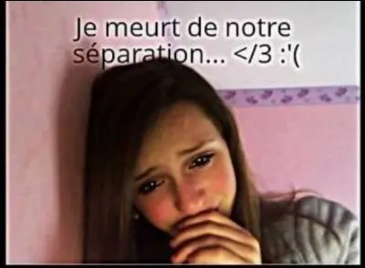 Avec ton ami, vous vous disputez et vous vous faites la tête :