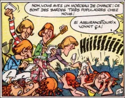 En plus du nom Iélosubmarine ("Yellow submarine"), il y a une autre référence aux Beatles. On les voit dans un album. Lequel ?