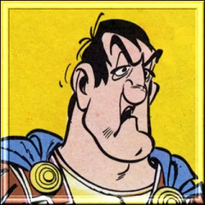 Qui est l'acteur caricaturé sous les traits de ce Romain ?