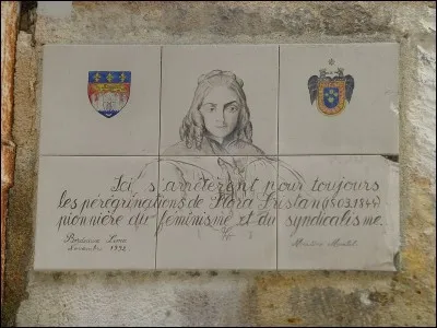 Écrivaine, ouvrière militante, fille rejetée, mère battue, Flora Tristan a vécu le plus dur de la condition féminine. Elle dira néanmoins : "En France, de tradition, la femme y est l'être le plus honoré, ..." (Complétez !)