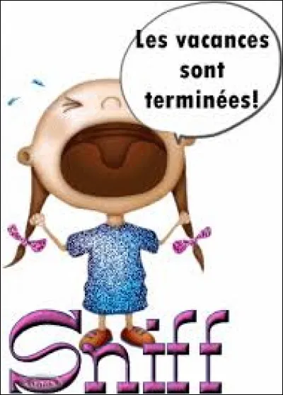 (A) : « Fini les vacances ! » - (B) : « Finies les vacances ! » Quelle forme est correcte ?