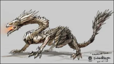 Quelle créature mythologique ressemble à un serpent, a des yeux de reptile et crache du poison ?