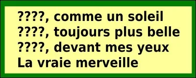 Quelle est la bonne réponse ?