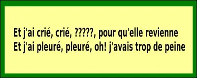 Quelle est la bonne réponse ?