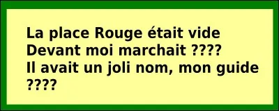 Quelle est la bonne réponse ?