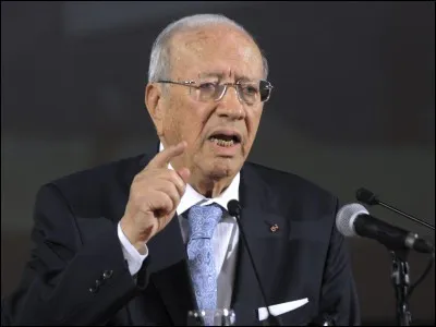 Dans un pays du bassin méditerranéen, Béji Caïd Essebsi a été élu Président de la République en décembre 2014, à l'âge de 88 ans. De quel pays s'agit-il ?