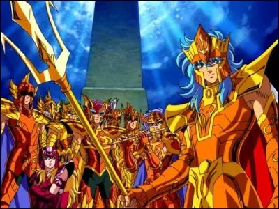 Dans quel manga peut-on voir les Marinas, les soldats de l'armée de Poséidon ?