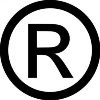 R - Qu'indique le symbole ® ?