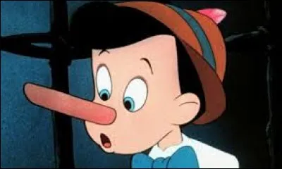 Quel célèbre personnage voit son nez prendre de l'ampleur lorsqu'il ment ?